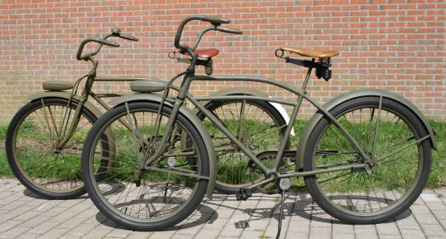 Vintage store military bicycle